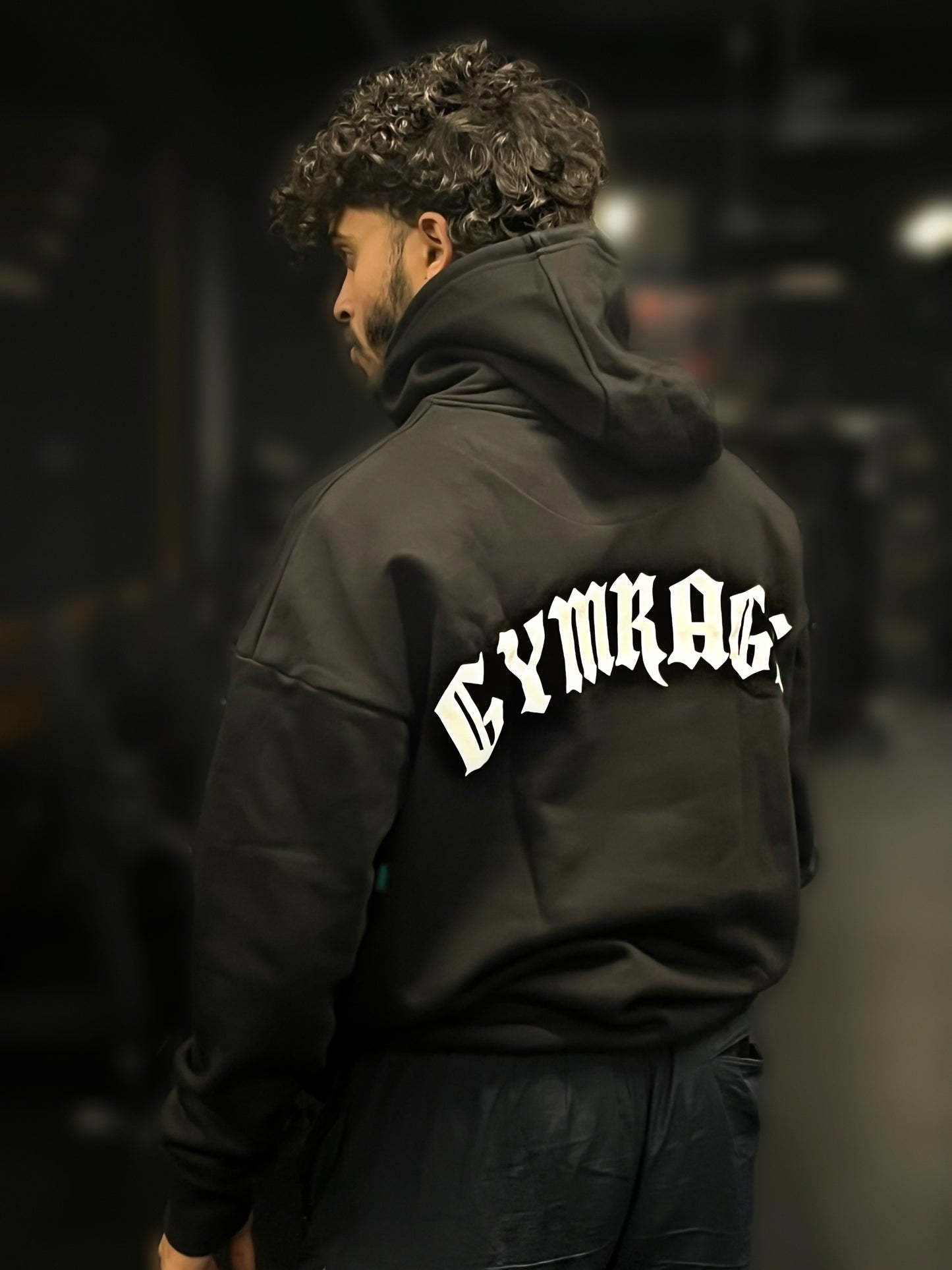GYMRAGE Originals Oversized Hoodie Black
