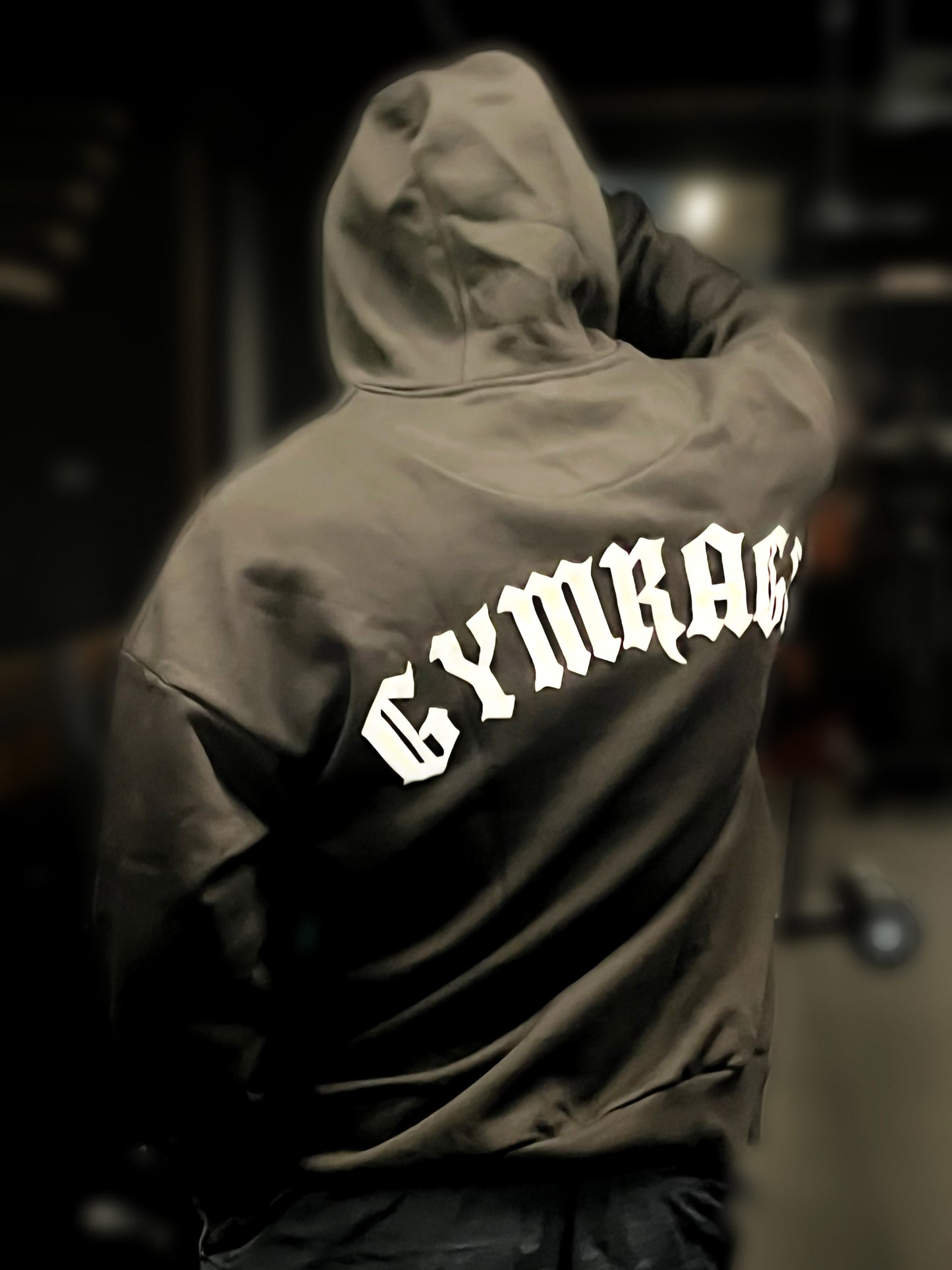 GYMRAGE Originals Oversized Hoodie Black