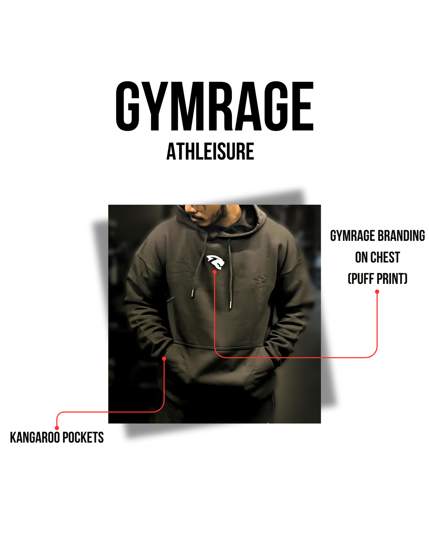 Elite Oversized Hoodie Black
