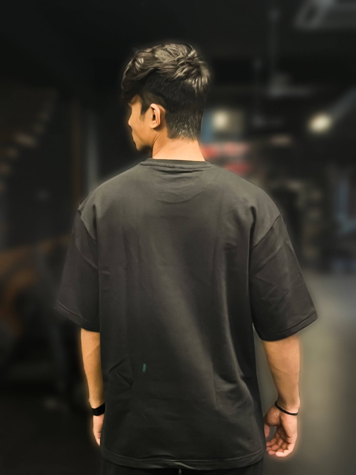 GYMRAGE Brand-Mark Oversized T-shirt Black
