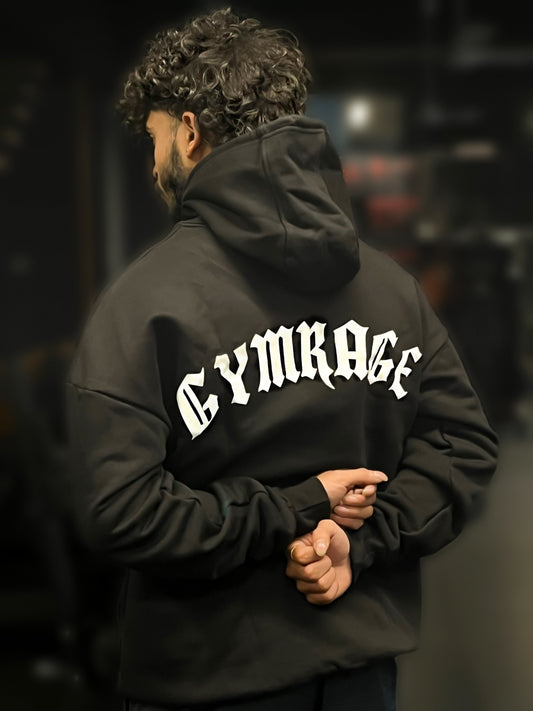 GYMRAGE Originals Oversized Hoodie Black