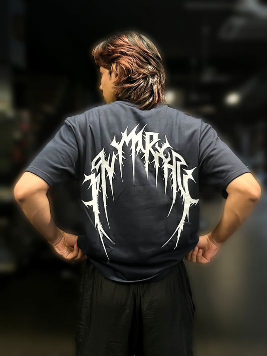GYMRAGE X1 Oversized T-shirt Navy Blue