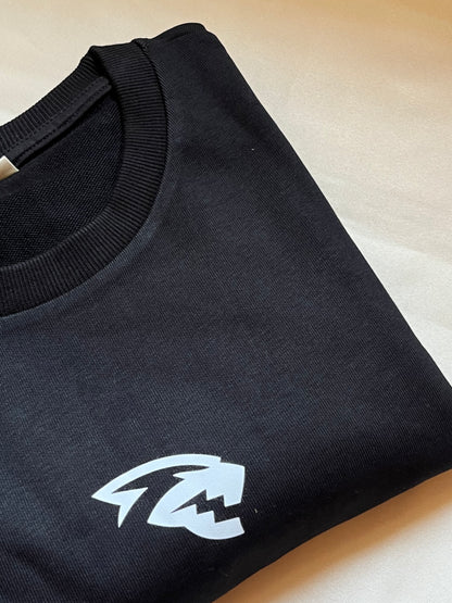 GYMRAGE Brand-Mark Oversized T-shirt Black