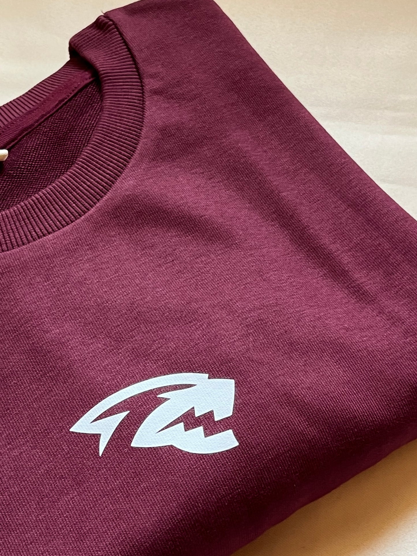 GYMRAGE Illusion Oversized T-shirt Maroon