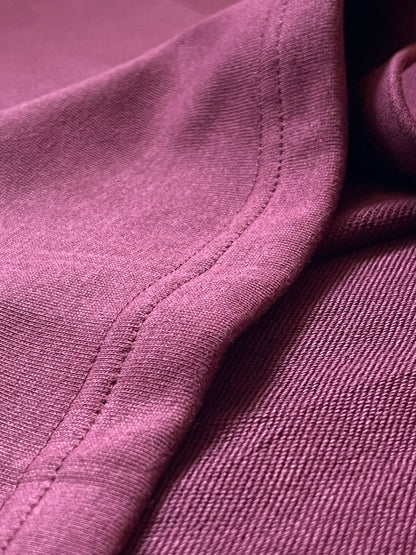 GYMRAGE Illusion Oversized T-shirt Maroon