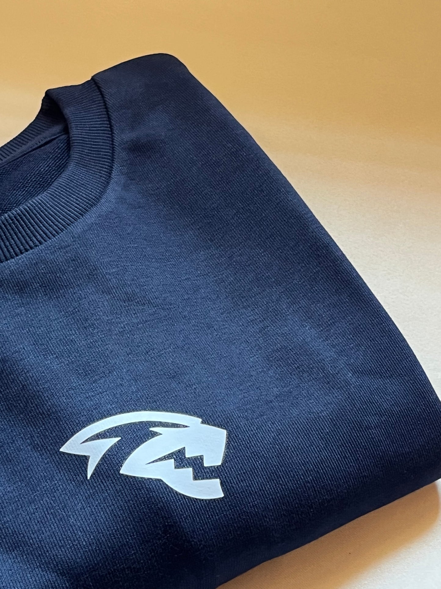 GYMRAGE Brand-Mark Oversized T-shirt Navy Blue