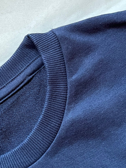 GYMRAGE Brand-Mark Oversized T-shirt Navy Blue
