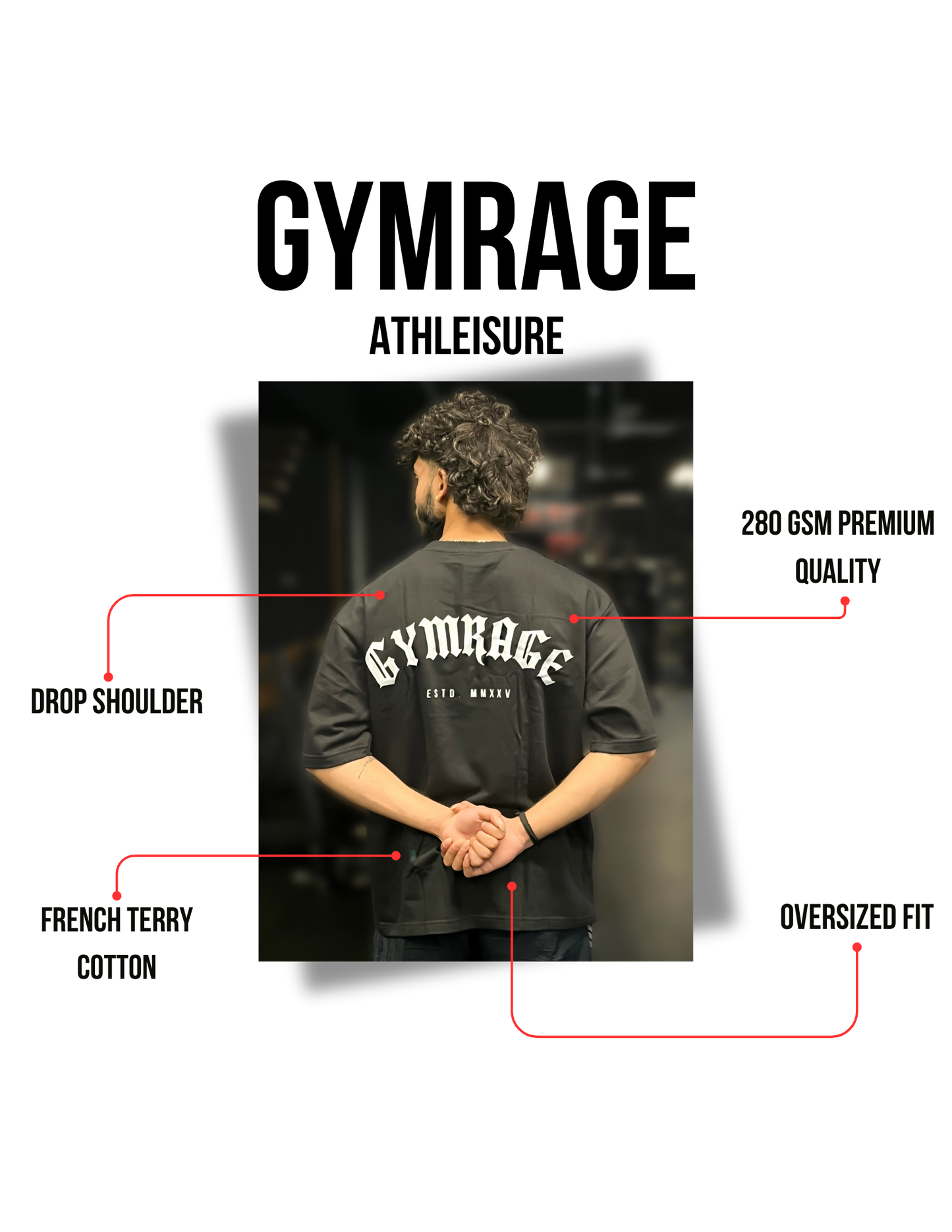 GYMRAGE Originals - Legacy Series Black